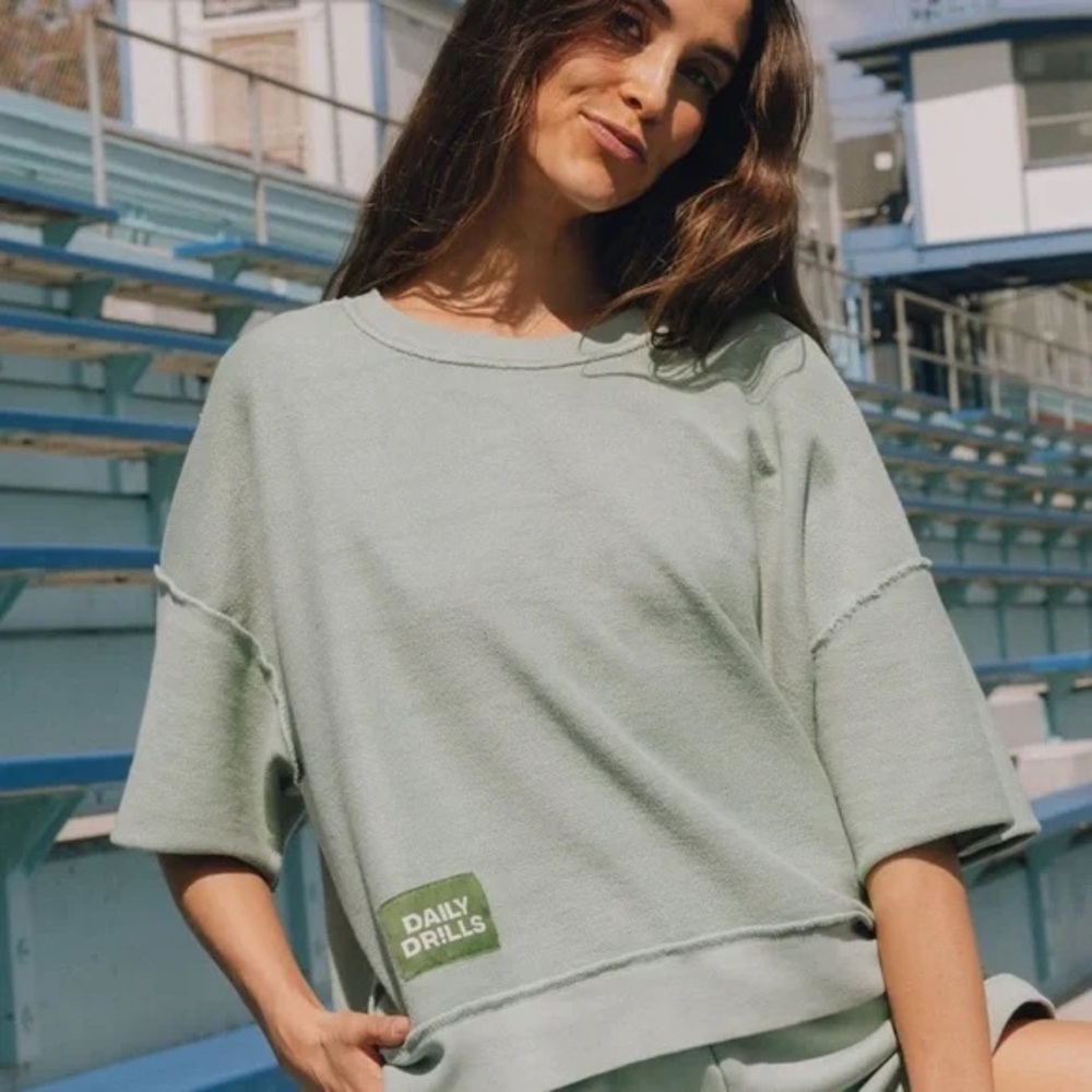 RESERVED Daily Drills Women's Green Top